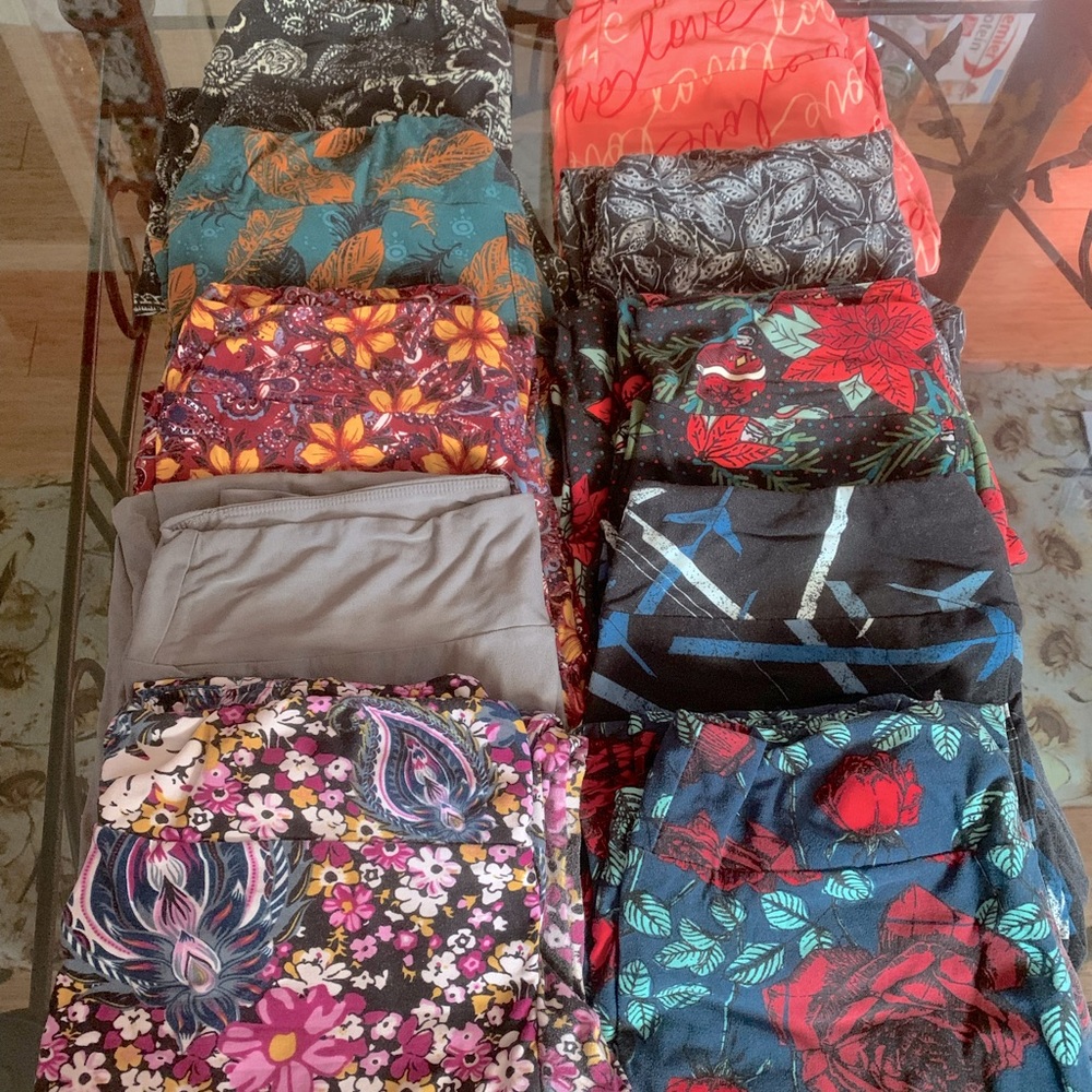 Lularoe Leggings Lot of 10 TC
